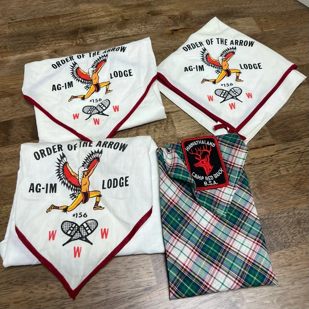 1960’s Boy Scout shirt, hat, tie  and accessories. - Picture 3 of 8